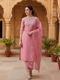 Blush Pink Embroidered Kurta Set