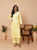 Yellow Chikankari Kurta Set