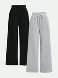 Cross-Waist Flare Leggings