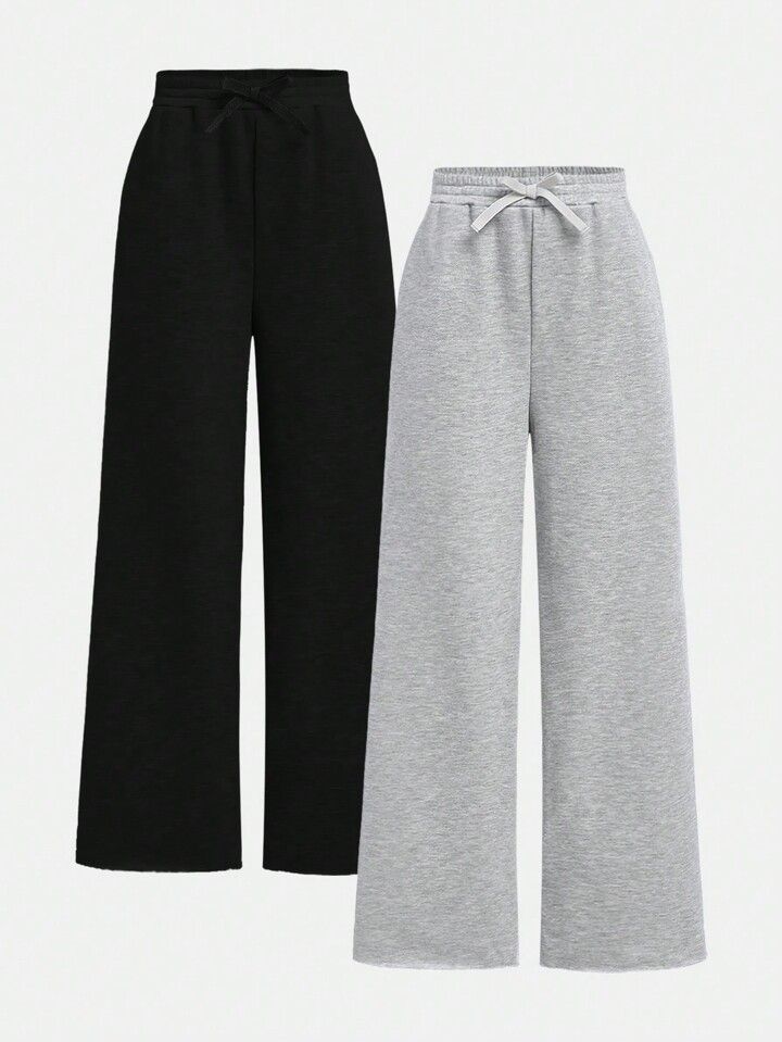 Cross-Waist Flare Leggings
