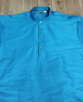SIMPLE BLUE KURTA