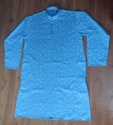 PRINTED BLUE KURTA