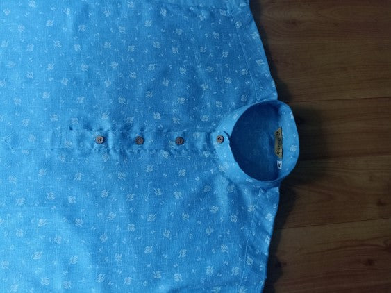 PRINTED BLUE KURTA