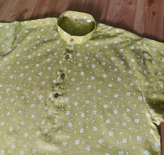 MUSTARD COLOUR KURTA